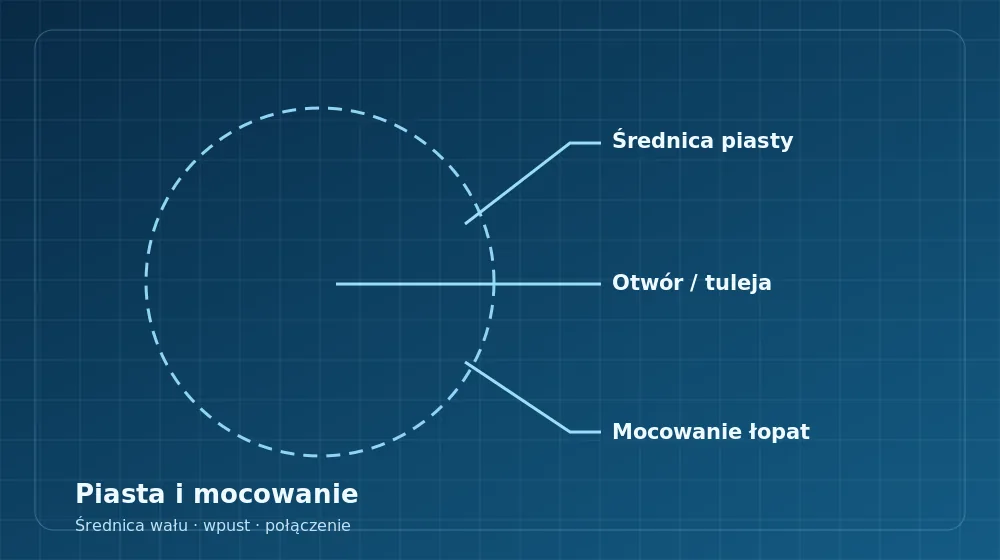 Piasta i mocowanie